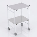 Steel Dressing Trolley with 600mm Removable Stainless Steel Shelves (view 2)