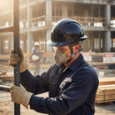 Lightweight Safety Helmet with Slip Ratchet and Ventilation - Ideal for All-Day Wear