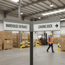 Premium Aluminium T-Channel Sign Channel for Directional Signs - 1m Length with Custom Powder-Coated Finishes