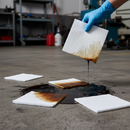 Premium Heavy Duty Hydraulic Oil and Fuel Absorbent Pads - Poly Pack (Pack of 100)