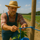 8mm Blue Polypropylene 3-Strand Rope 50m Coil – Strong 3-Strand Twisted Split-Film