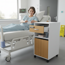 Premium Ergonomic Bedside Locker with Lockable Drawer, Shelf, and RFID Lock for Easy Access and Durable Storage