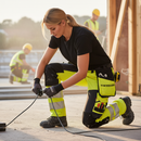Premium Women's Hi-Vis Trousers with 4-Way Stretch, Segmented Reflectors, and Detachable Holster Pockets for Ultimate Comfort