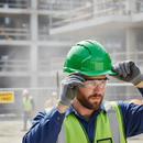Premium Custom Vented Safety Helmet with Adjustable Ratchet System