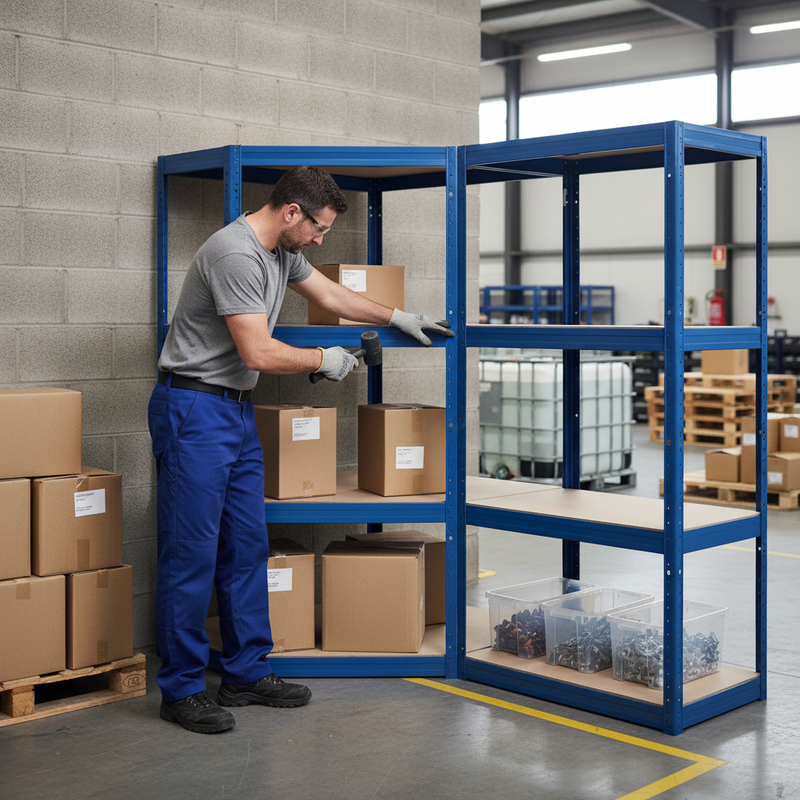 Premium Corner Shelving Unit - 1600mm High - 200/280kg Capacity