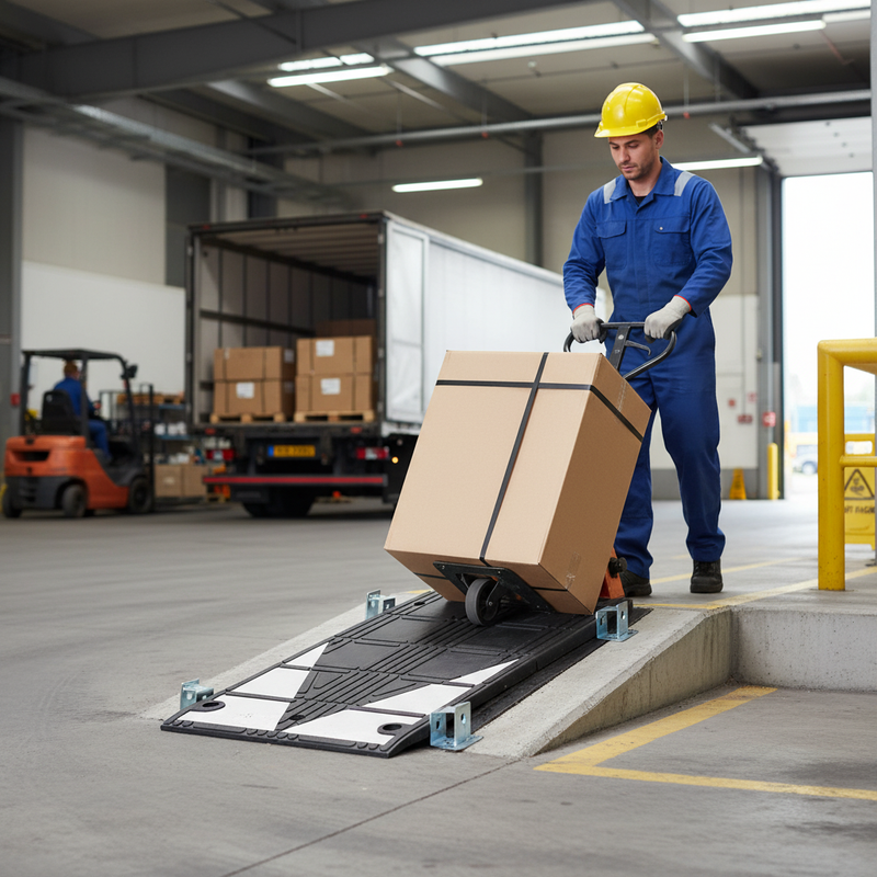 Heavy Duty Extra Long Kerb Ramp for Wheelchair Accessibility and Vehic