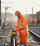 High-Performance Hi-Vis Railspec Jacket with Teflon Coating and Reflective Tape for Safety in Industrial Environments