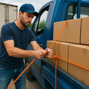 8mm Orange Polypropylene Rope 3 Strand - 220m Weatherproof Coil