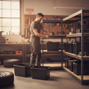 3x Premium Heavy Duty Shelving - 2000mm High - Grey with 8x 62L Storage Boxes