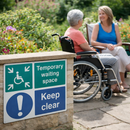 Temporary Waiting Area Signs – High Visibility – Indoor/Outdoor Use