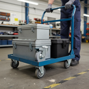 75mm Heavy Duty Bolt Hole Swivel Castor Braked Wheel