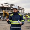 Premium Hi-Vis Waterproof Shell Jacket for Women with Detachable Hood and Comfortable Lining