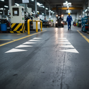 Premium Triangular Hazard Marking with Hazard Teeth for Speed Bumps and Cushions