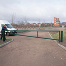 Premium Manual Swing Barrier Gate - Heavy Duty Single Leaf Access Gate for Traffic Management