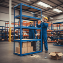 Heavy Duty Shelving Unit - 1800mm High - 200/280kg Capacity - Blue