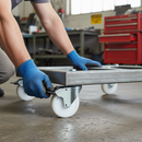 75mm Heavy Duty Braked Swivel Bolt Hole Castor with White Wheel