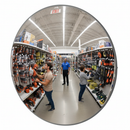 Premium Indoor Convex Security Mirror for Retail Theft Deterrence with Mounting Bracket - 6 Size Options Available