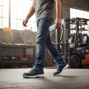 High-Performance ESD Safety Trainers with Leather Upper and Non-Metallic Toe Cap for Ultimate Comfort and Grip