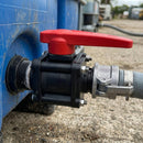 1 1/2in Female Camlock Ball Valve for Tank Flow Control