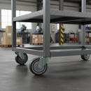 125mm Diameter Premium Wheel with Thermoplastic Rubber Tread