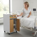 Premium Ergonomic Bedside Locker with Lockable Drawer, RFID Lock and Easy Clean Design for Exceptional Functionality