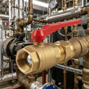 2in BSP Female Lever Ball Valve, Brass, 20 Bar, 105mm