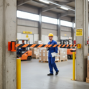 Premium 50mm Wall Mounted Belt Barrier System for Space-Saving Access Control in Factories, Schools, and Airports