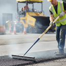 Premium Heavy Duty 16T Asphalt Rake with Hardwood or Steel Handle for Tarmac and Material Levelling