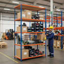 Heavy Duty Industrial Shelving - 1980mm High - 340kg Capacity - Chipboard