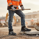 Premium Safety Boot with Ankle Support, Lightweight Design, and Water-Repellent Upper for Fast-Paced Work Environments