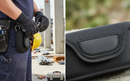 Premium Heavy Duty Polyester Spectacle Case with Belt Clip for Safety Glasses Storage