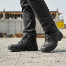 Premium Heavy Duty D-Ring Midsole Boot with Steel Toe Cap and Slip-Resistant Sole for Industrial Safety