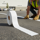 Premium Temporary Pavement Marking Tape - 101.6mm x 109.7m Roll for Roadworks with High Adhesion and Removable Features