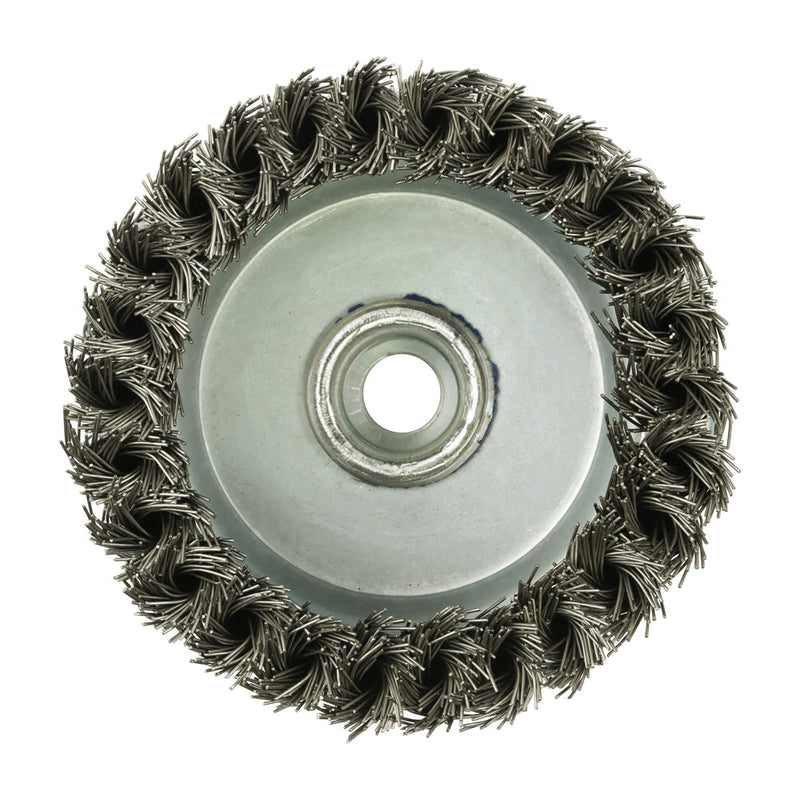 Angle Grinder Cup Brush - Twisted Knot Stainless Steel - 100mm