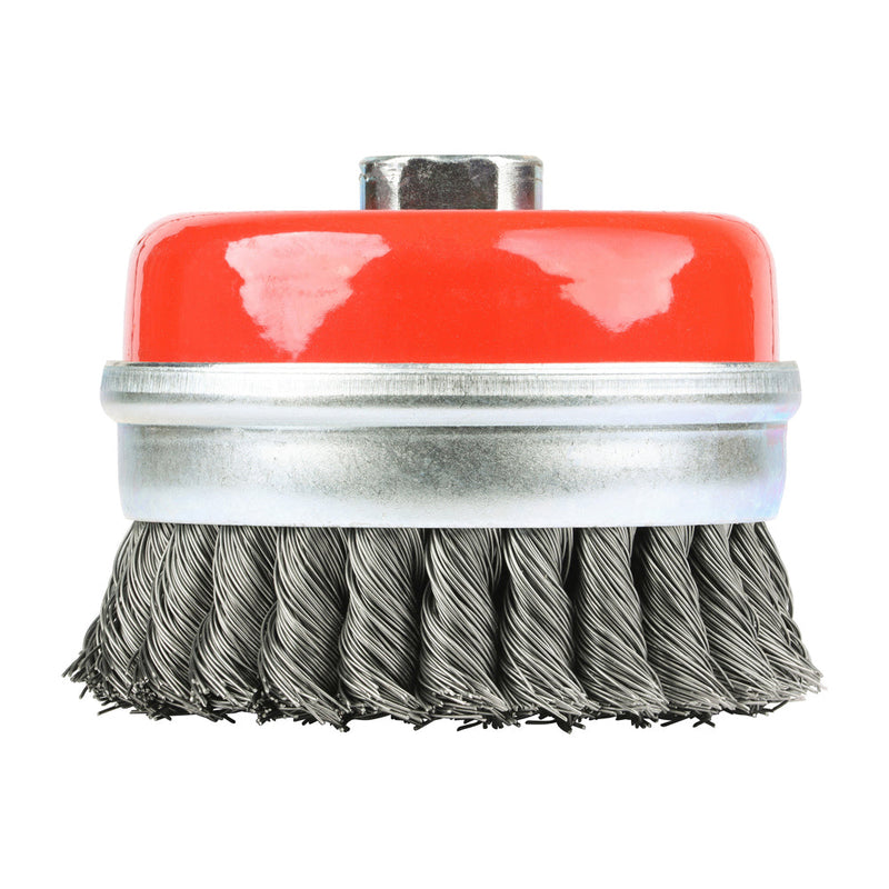 Angle Grinder Cup Brush - Twisted Knot Steel Wire - 100mm