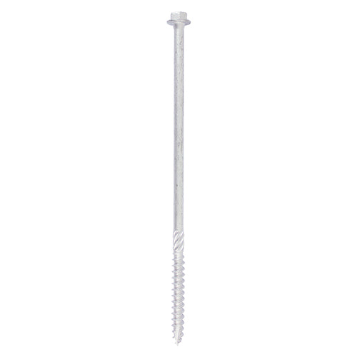 Heavy Duty Timber Screws - Hex - Exterior - Silver - 10 x 200