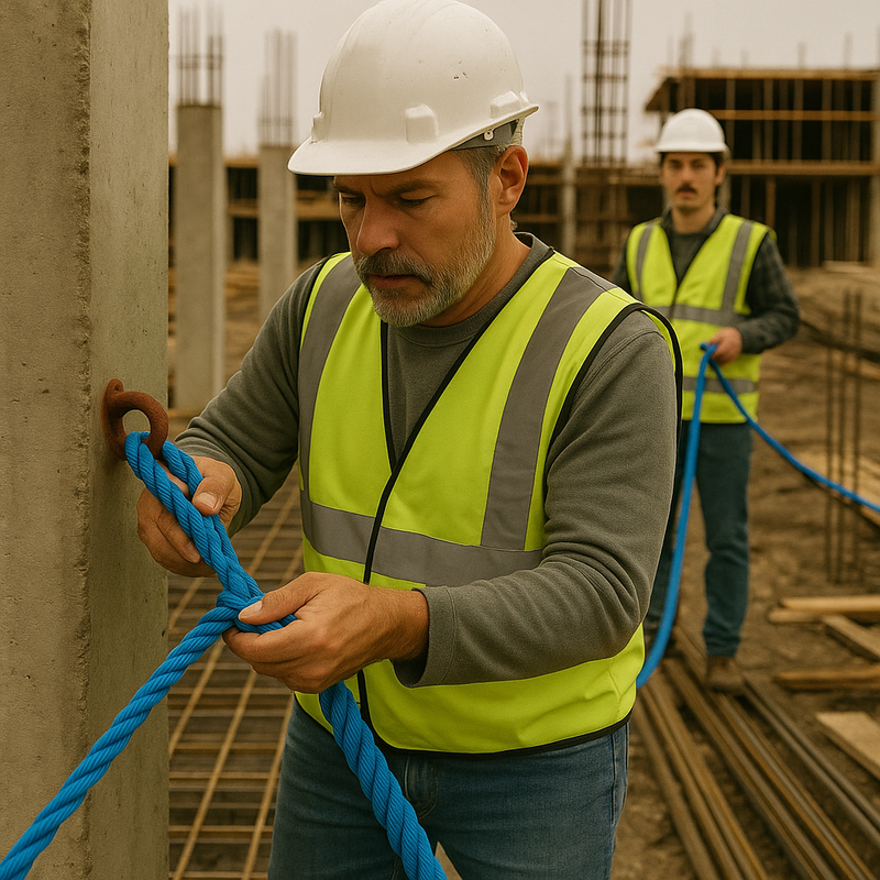 10mm Blue Polypropylene Rope – Heavy-Duty, Weatherproof & Ultra-Versatile – 50m Coil