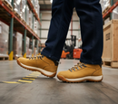 Premium Heavy Duty Chukka Boot with Steel Toe Cap, Slip Resistant Nubuck Leather Upper and EN ISO 20345:2011 Compliance