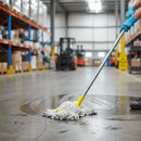 Professional Push-in Socket Mophead - Hygiemix 50/50 Cotton and Synthetic Blend for Enhanced Absorbency and Strength