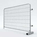 Heras Fence Panel with 1 Foot and 2 Couplers (view 2)