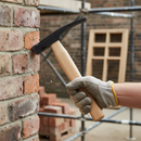 Premium Heavy Duty Hickory Handled Brick Hammer with Chisel for Bricklaying and Renovation Projects