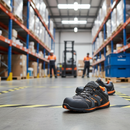Premium Non-Metallic Action Trainer Shoe with Composite Toe Cap and Shock Absorber Heel for Enhanced Comfort and Safety