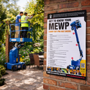 Safety Inspection Poster – 420mm x 594mm – Synthetic Paper – Indoor/Outdoor Use