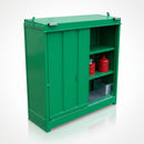 Steel Chemical Store 1125L with Sump and Shelving (view 2)