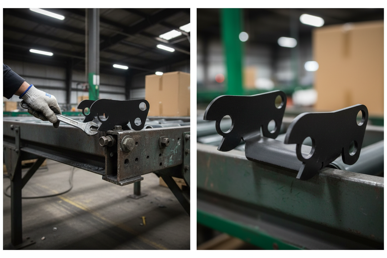 Heavy Duty Link for Loader Crane Mechanical System - Durable Connectio