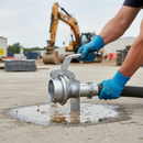 Premium Heavy Duty Leverlock Strainer with Welded Steel Construction for Liquid and Solid Conveyance