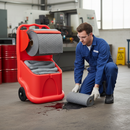Premium Mobile General Purpose Spill Station with Absorbent Socks and Roll