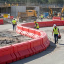 Premium Water Filled Track - Heavy Duty Road and Site Safety Barrier for Maximum Durability
