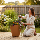Premium Large Plastic Tradition Planter - Lightweight, Durable, and Available in 18 Colors for Indoor and Outdoor Use