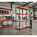 Heavy Duty Industrial Shelving - 3050mm High - 800kg Capacity - Steel Construction
